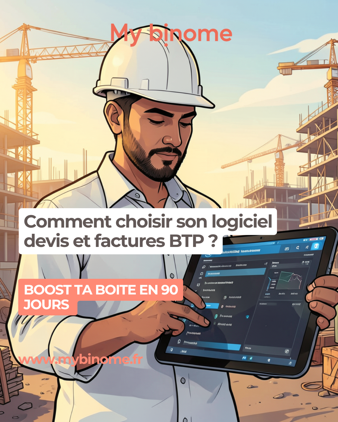 Logiciel BTP artisan utilisé pour gérer devis et chantiers