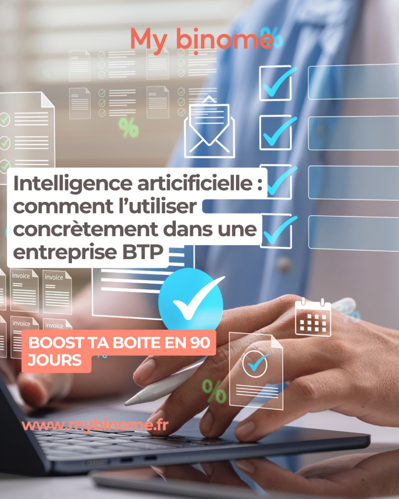IA BTP appliquée à une entreprise artisanale du bâtiment